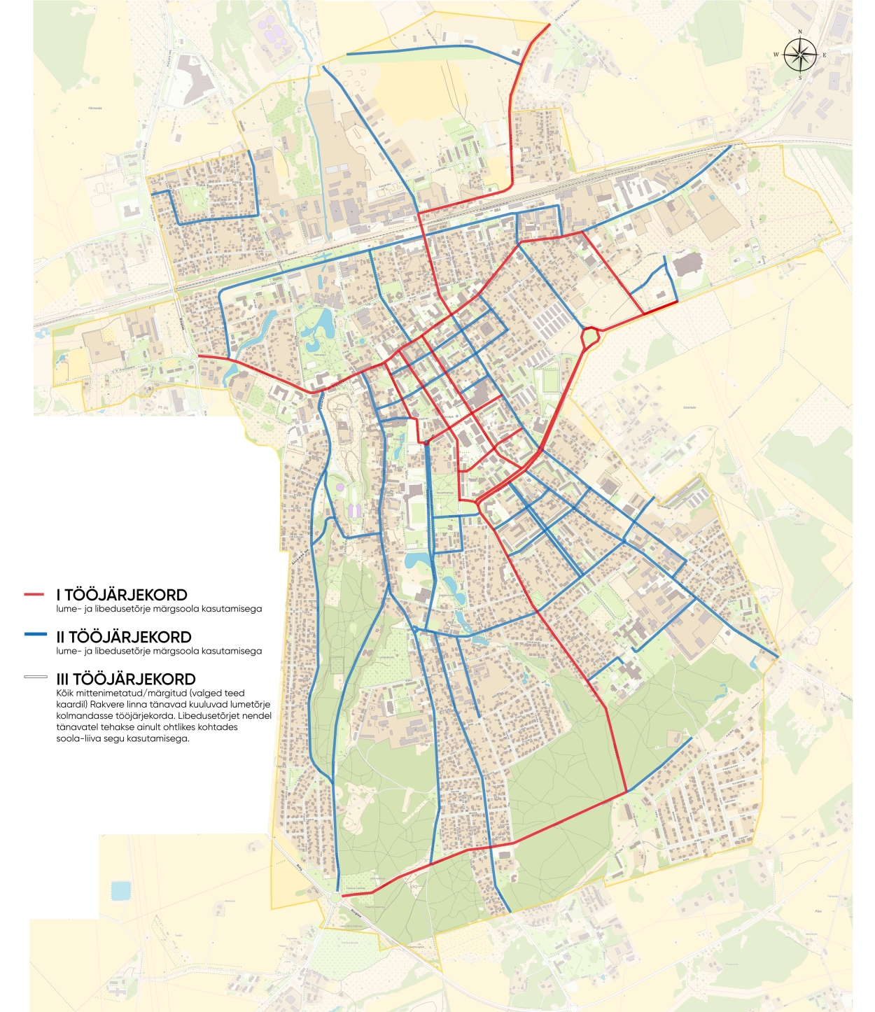 Talihooldustööde tööjärjekordade kaart - Rakvere Linnavalitsus