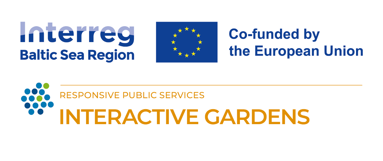 Interreg Baltic Sea Region Interactive Gardens logo