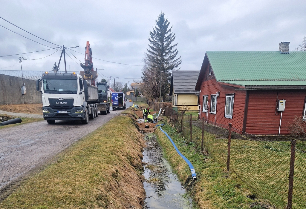 Rakvere uuendab sademeveekraave