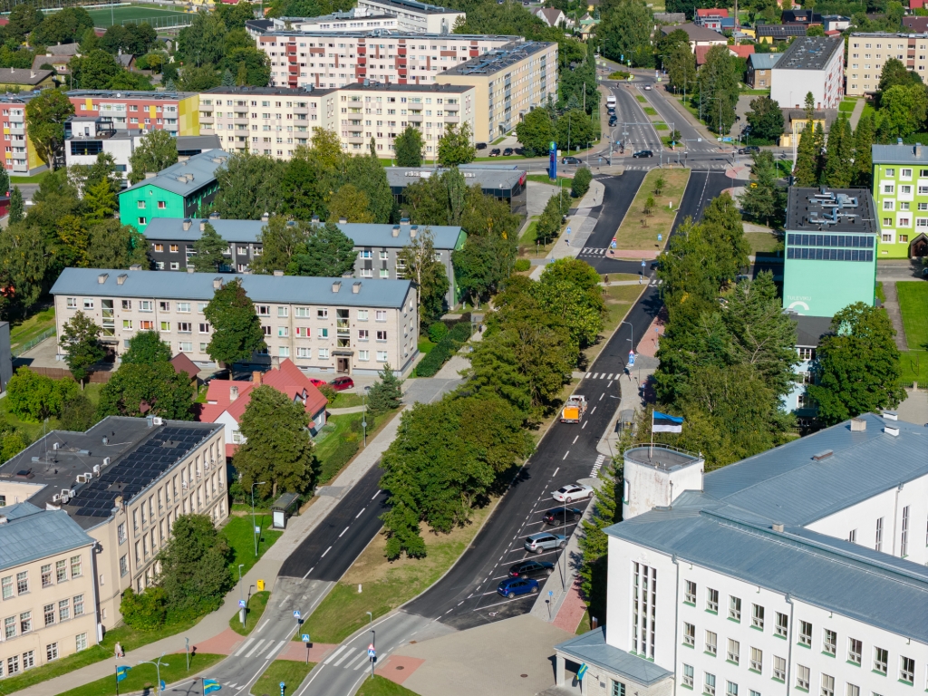 Rekonstrueeritud Tuleviku tänav Rakvere linnas 2026