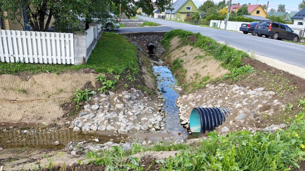 Uuendatud kraavid Rakvere linnas