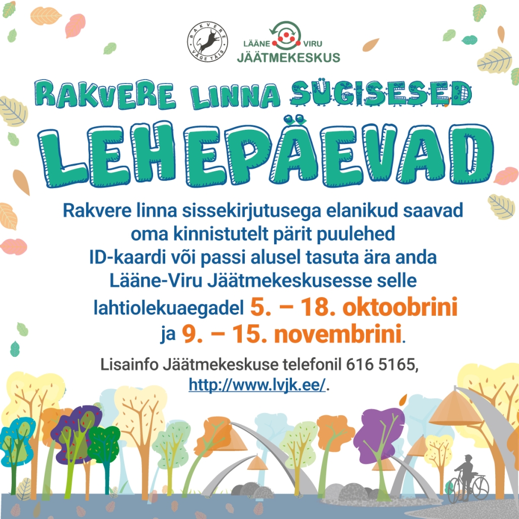 Lehepäevad sügisel 2026