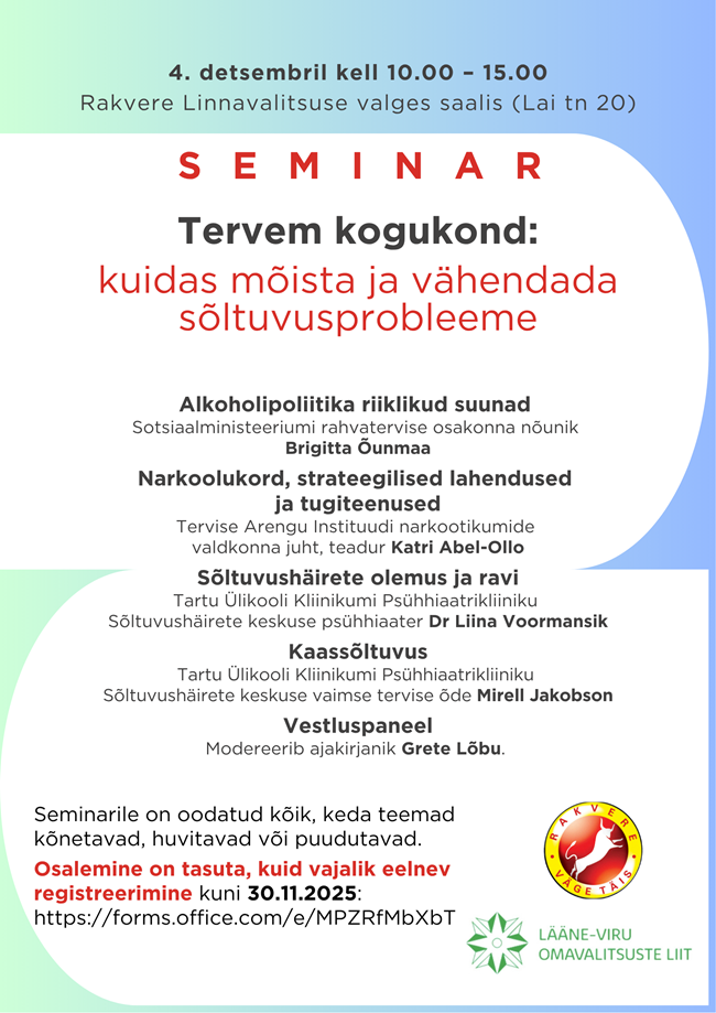 Seminar "Tervem kogukond"